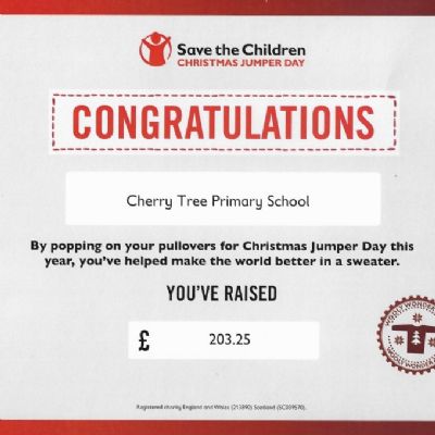Save The Children Certificate